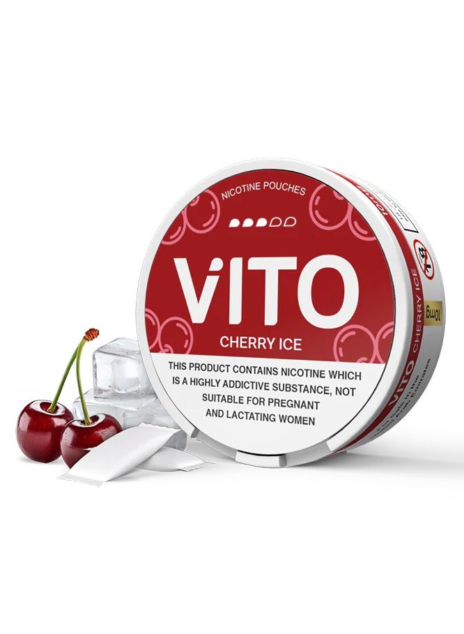 VITO cherry ice 10mg nicotine pouches - Image 2